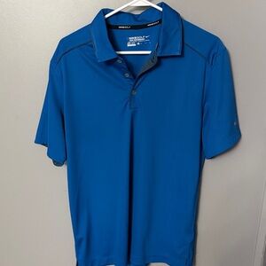Nike Men’s Blue Golf Polo with Contrast Piping